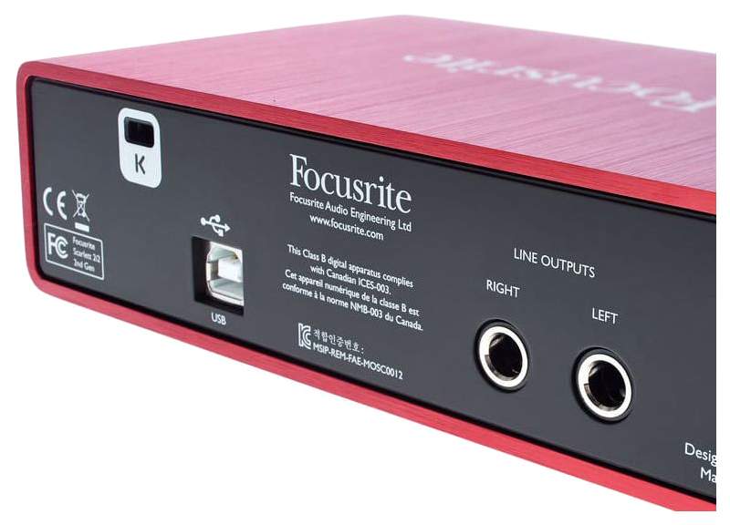 Внешняя звуковая карта focusrite scarlett solo 2nd