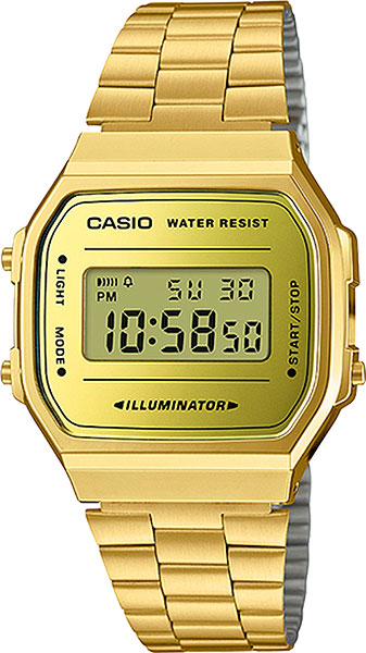 Наручные часы электронные мужские Casio Illuminator Collection A-168WEGM-9E