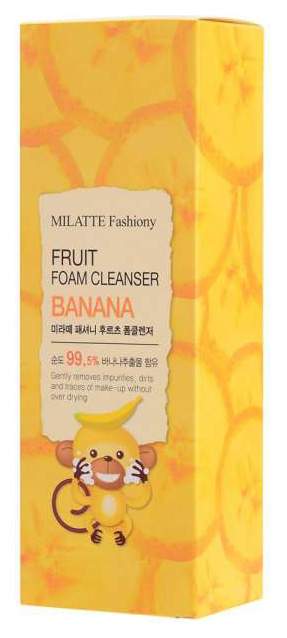 Средство для умывания MILATTE Fashiony Fruit Foam Cleanser Banana 150 мл
