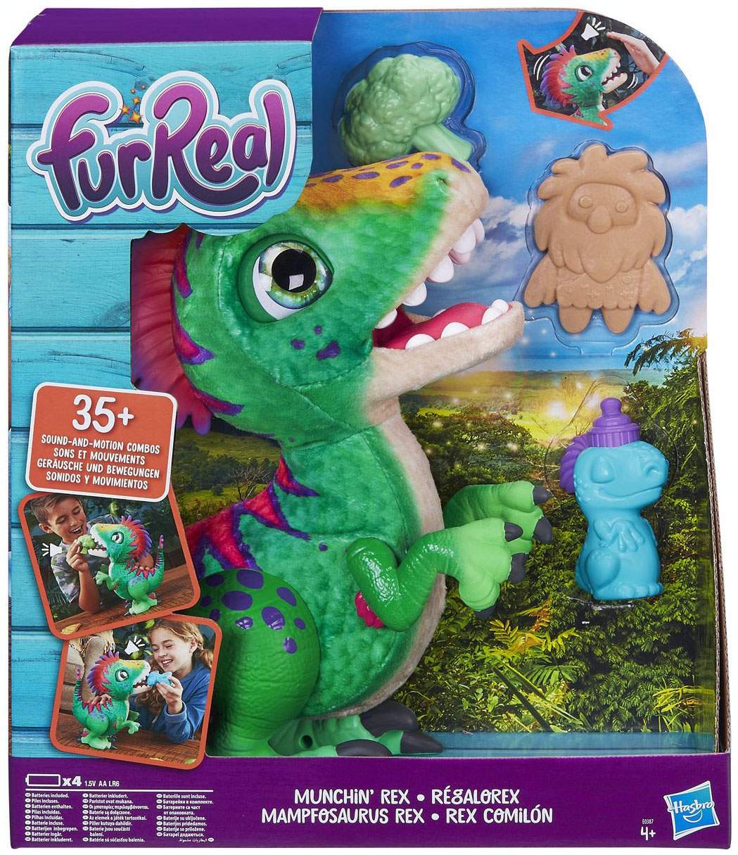 Отзывы о интерактивное животное Hasbro FurReal Friends Малыш Дино E0387EU4  - отзывы покупателей на Мегамаркет | интерактивные животные E0387EU4 -  100023969246