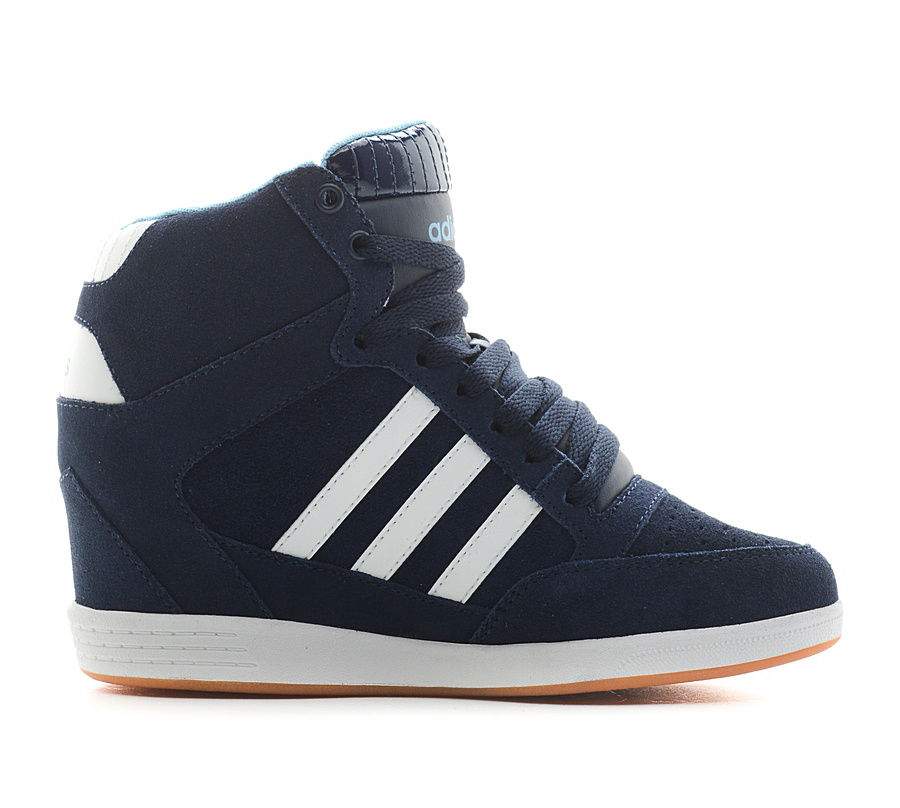 Adidas black clearance wedge sneakers