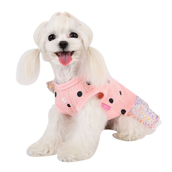 Платье для собак PINKAHOLIC "Tella" розовое, размер L