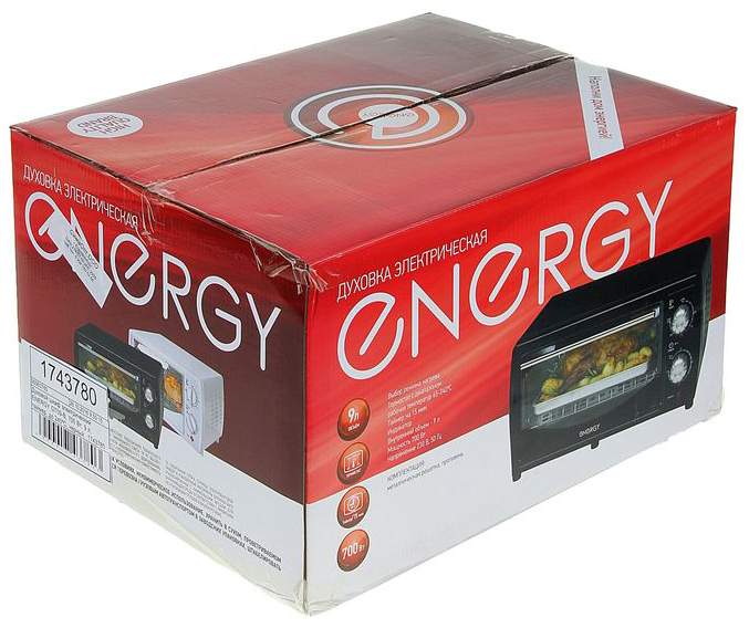 Мини-печь Energy GT09-B Black