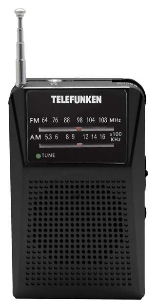 Радиоприемник Telefunken TF-1641 Black - купить в Эльдорадо, цена на Мегамаркет