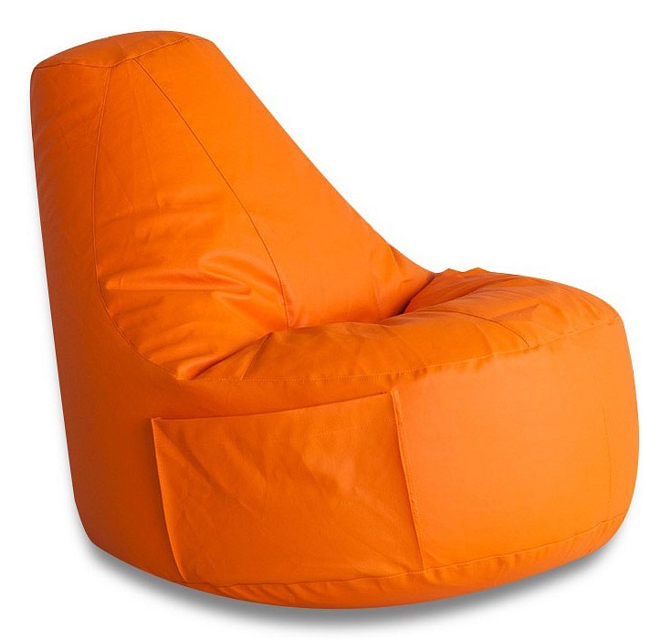 Кресло-мешок DreamBag Comfort Orange, размер XL, экокожа, Orange