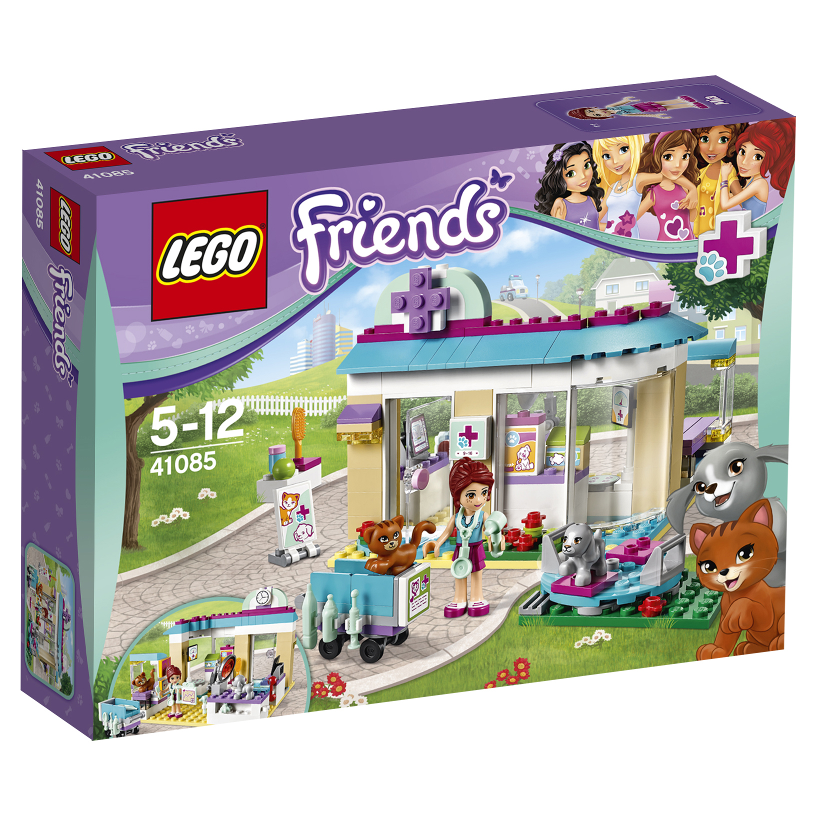 Конструктор LEGO Friends Ветеринарная клиника (41085) – купить в Москве,  цены в интернет-магазинах на Мегамаркет