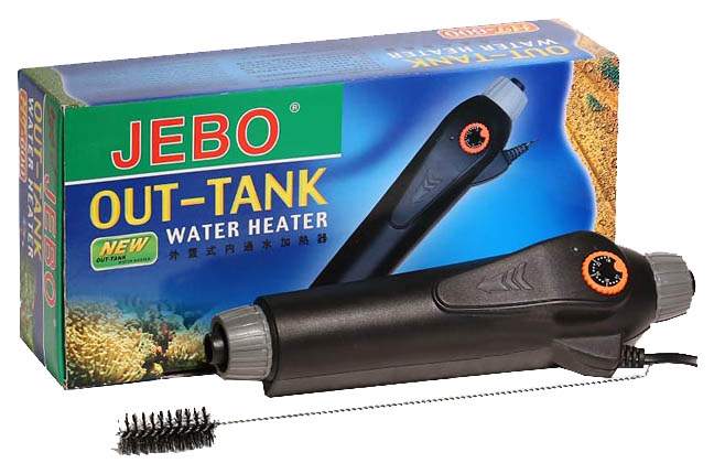 Обогреватель проточный для аквариума Jebo HT-600, пластик, 300 Вт