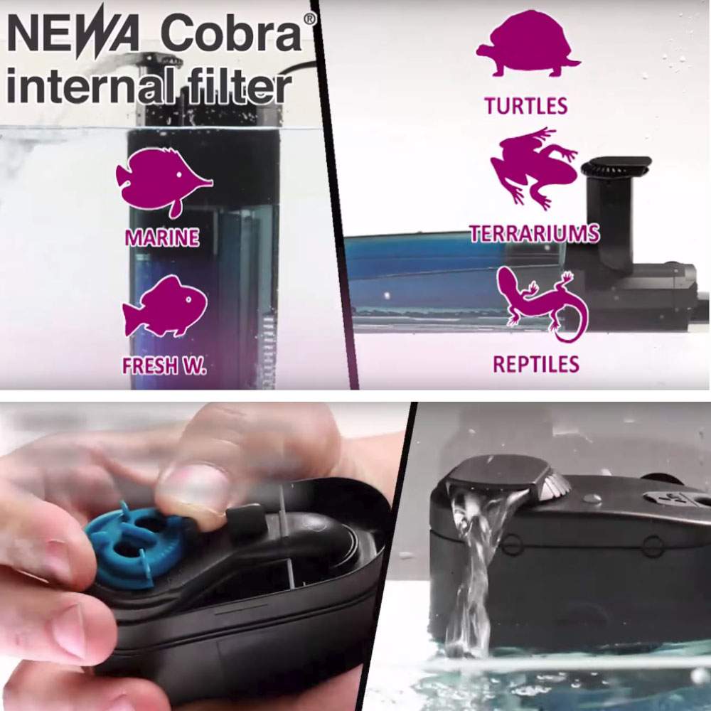Фильтр для аквариума внутренний Newa Cobra CF175, 590 л/ч, 6 Вт