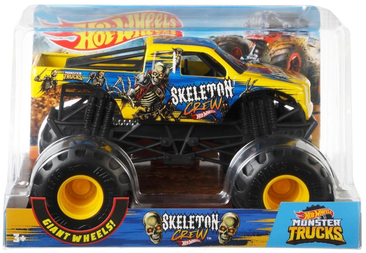 Игровая машинка Hot Wheels Монстр трак - Skeleton Crew Бигфут – купить в  Москве, цены в интернет-магазинах на Мегамаркет