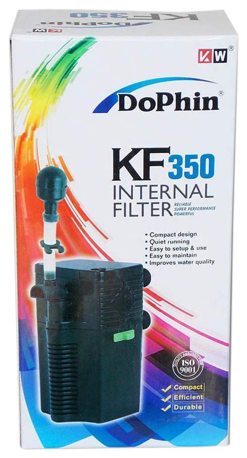 Фильтр для аквариума внутренний KW ZONE Dophin KF-350, 280 л/ч, 4,5 Вт