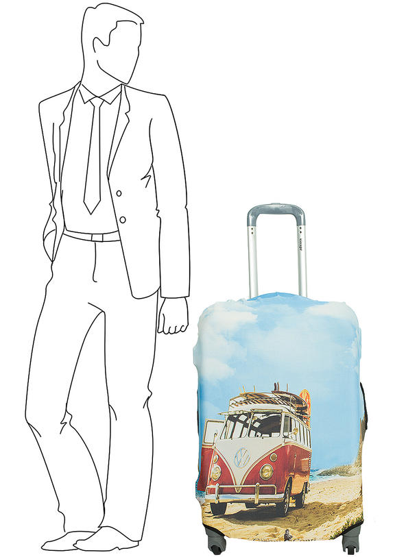 Чехол на чемодан Gianni Conti 9025L, голубой