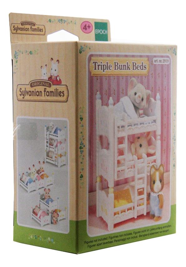 Sylvanian families набор трехъярусная кровать