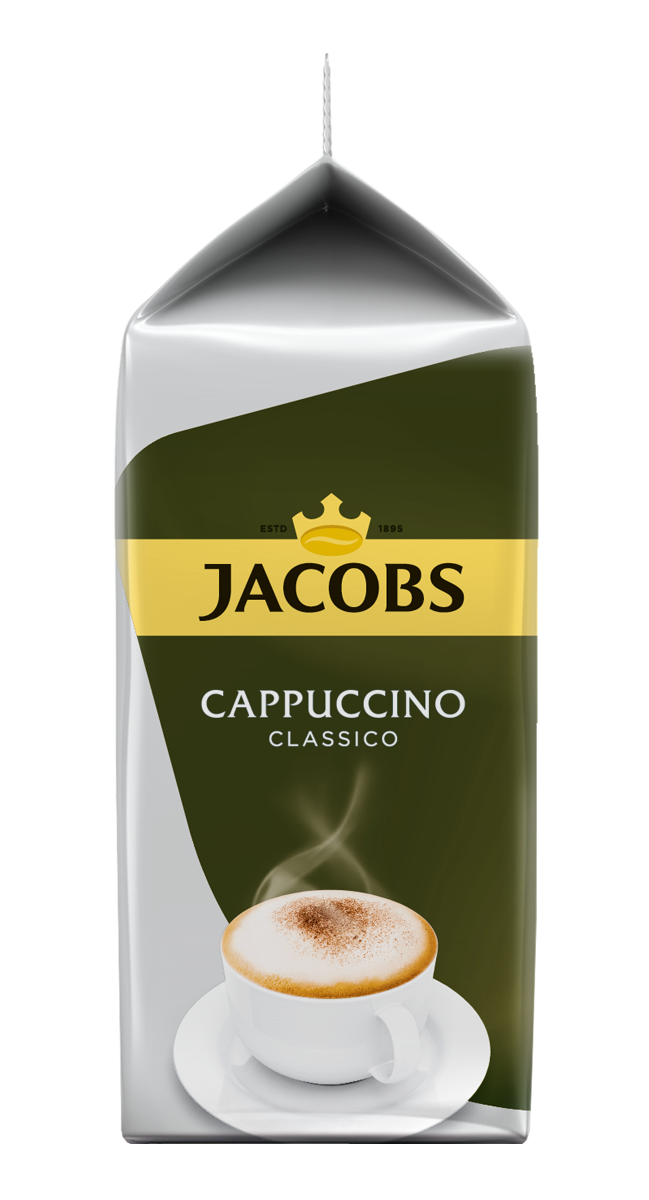 Кофе в капсулах Tassimo jacobs cappuccino classico 8 капсул для кофемашин