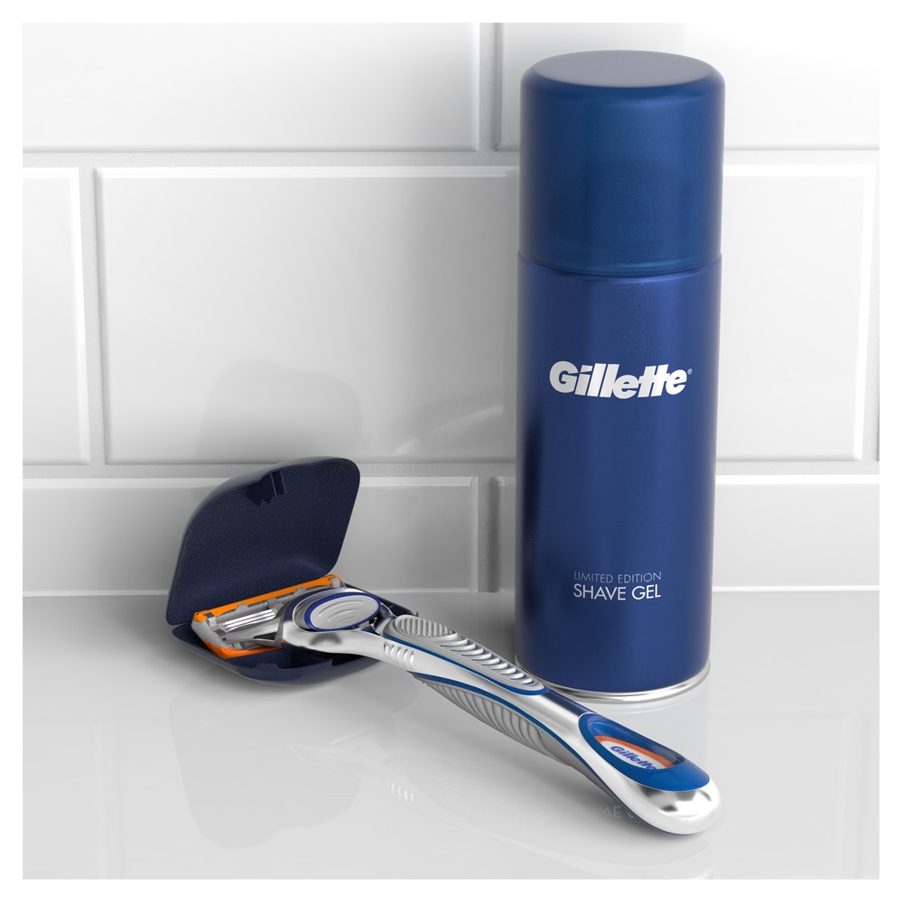 Подарочный набор для бритья fusion proglide бритва гель