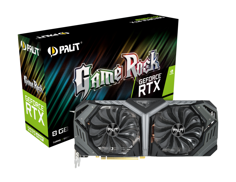 Видеокарта Palit NVIDIA GeForce RTX 2070 SUPER GameRock