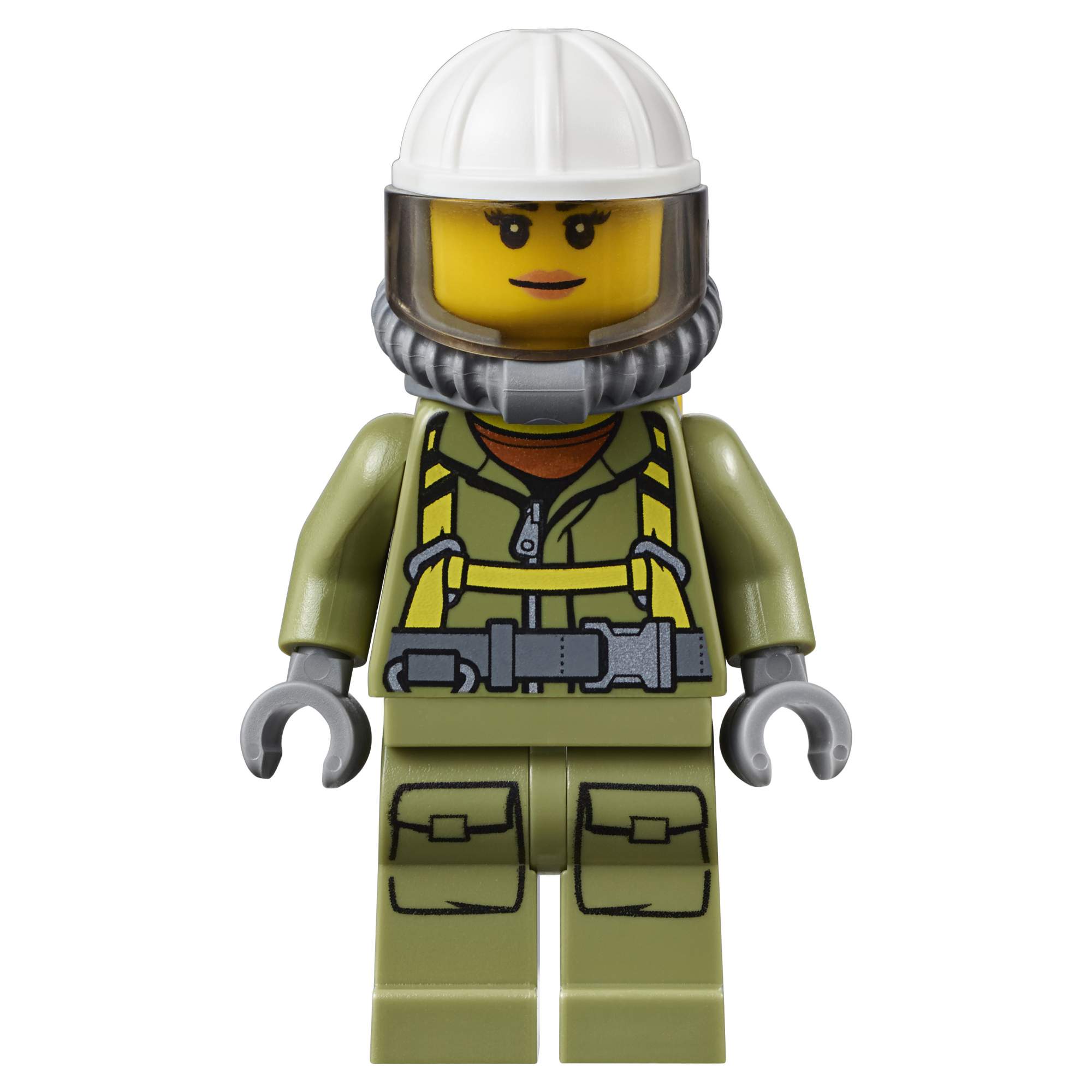 Конструктор LEGO City Volcano Explorers Тяжёлый транспортный вертолёт Вулкан (60125)