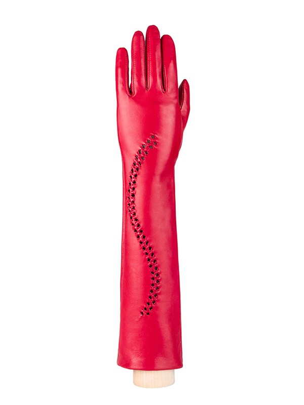 Перчатки женские Eleganzza F-IS0072 красные 6.5