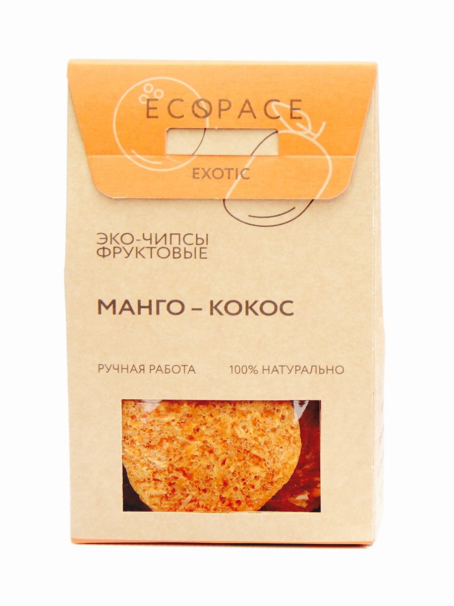 Миниатюра Эко-<b>чипсы</b> фруктовые Exotic <b>манго</b>-кокос 40 г № 1. Фотография Эко-<b>ч...</b>