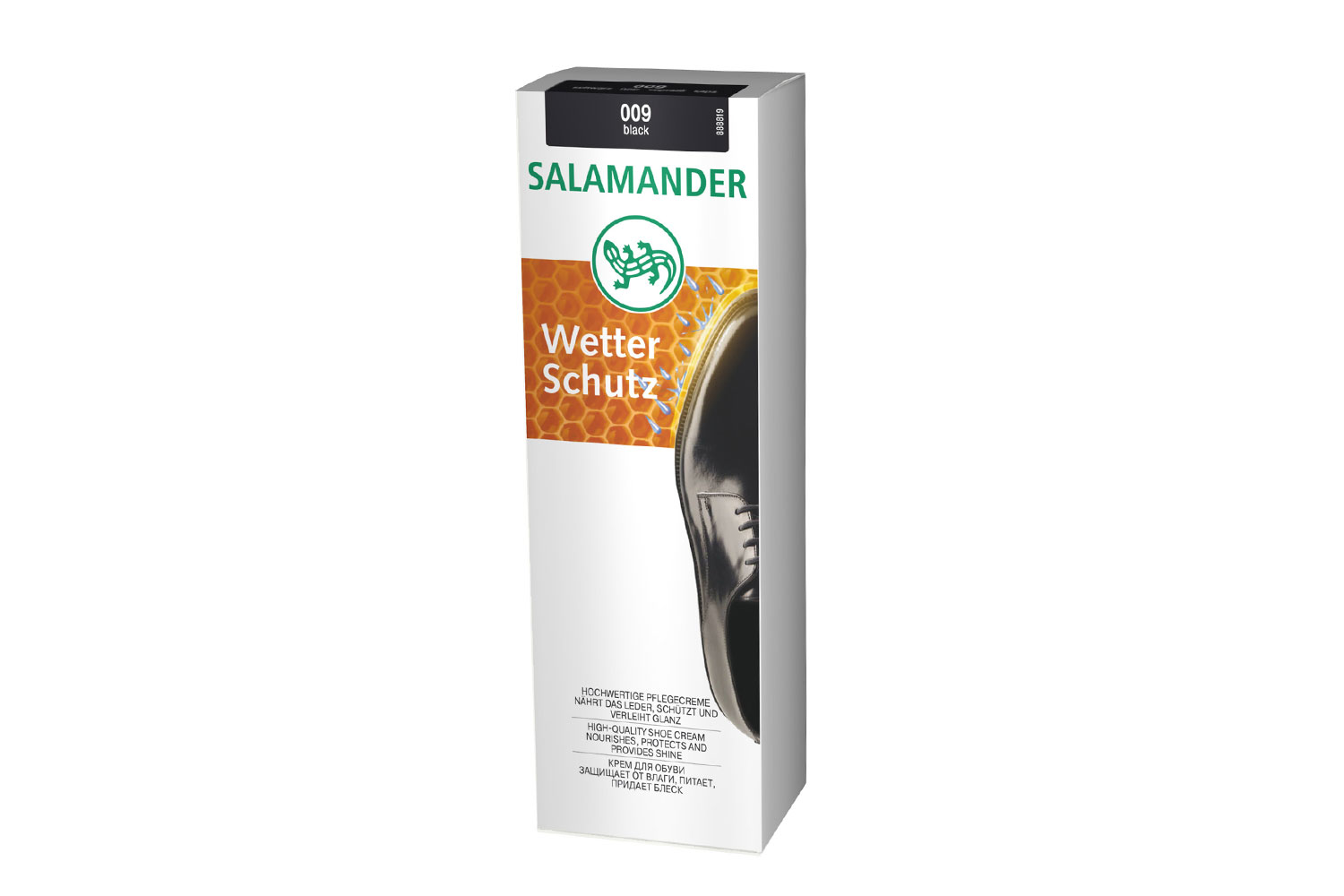 Крем для обуви Salamander wetter schutz черный 75мл