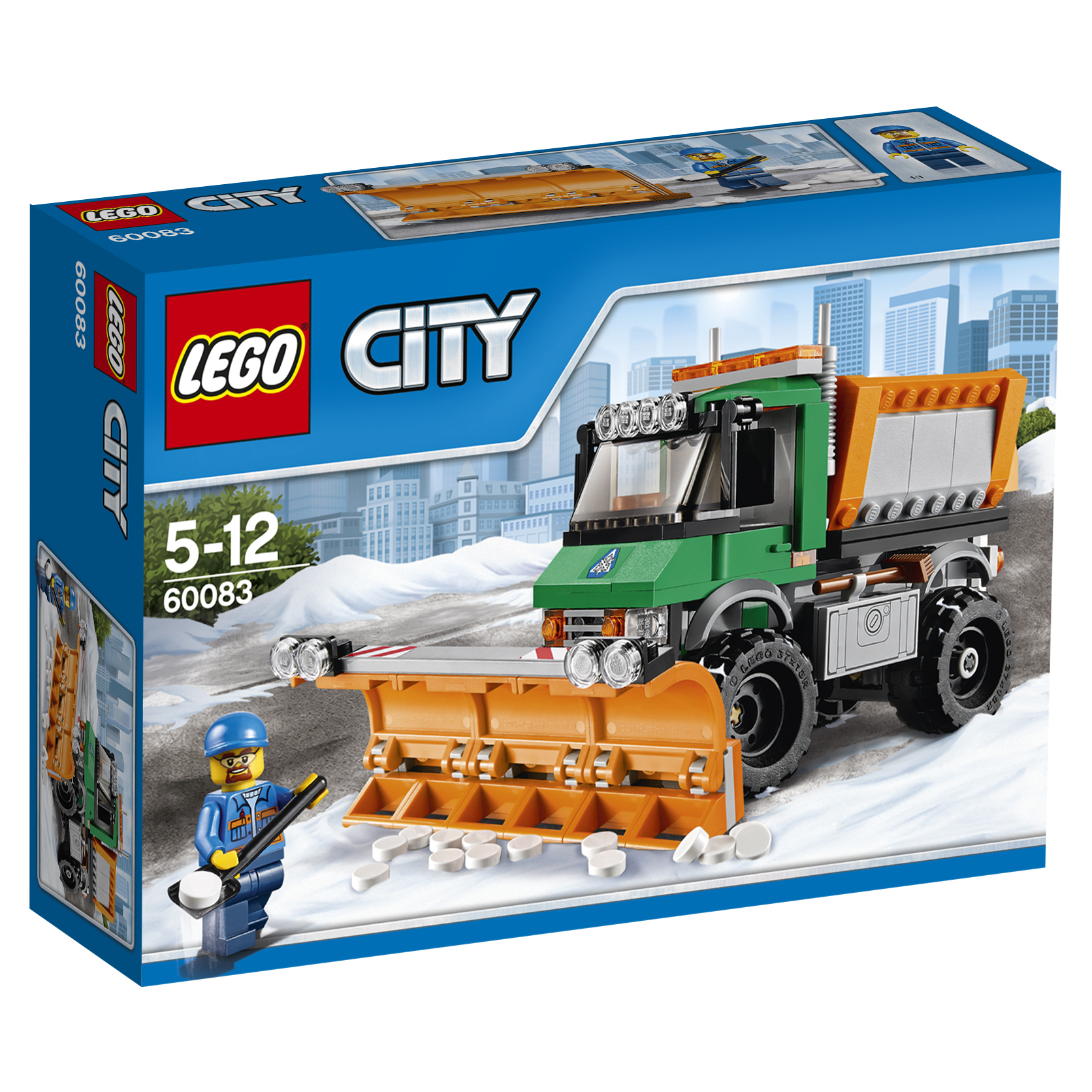 Конструктор LEGO City Great Vehicles Снегоуборочный грузовик (60083) –  купить в Москве, цены в интернет-магазинах на Мегамаркет