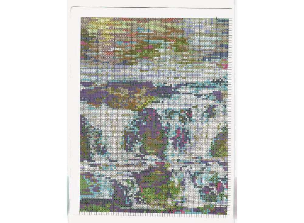 Набор для вышивания РИОЛИС Пейзаж с водопадом