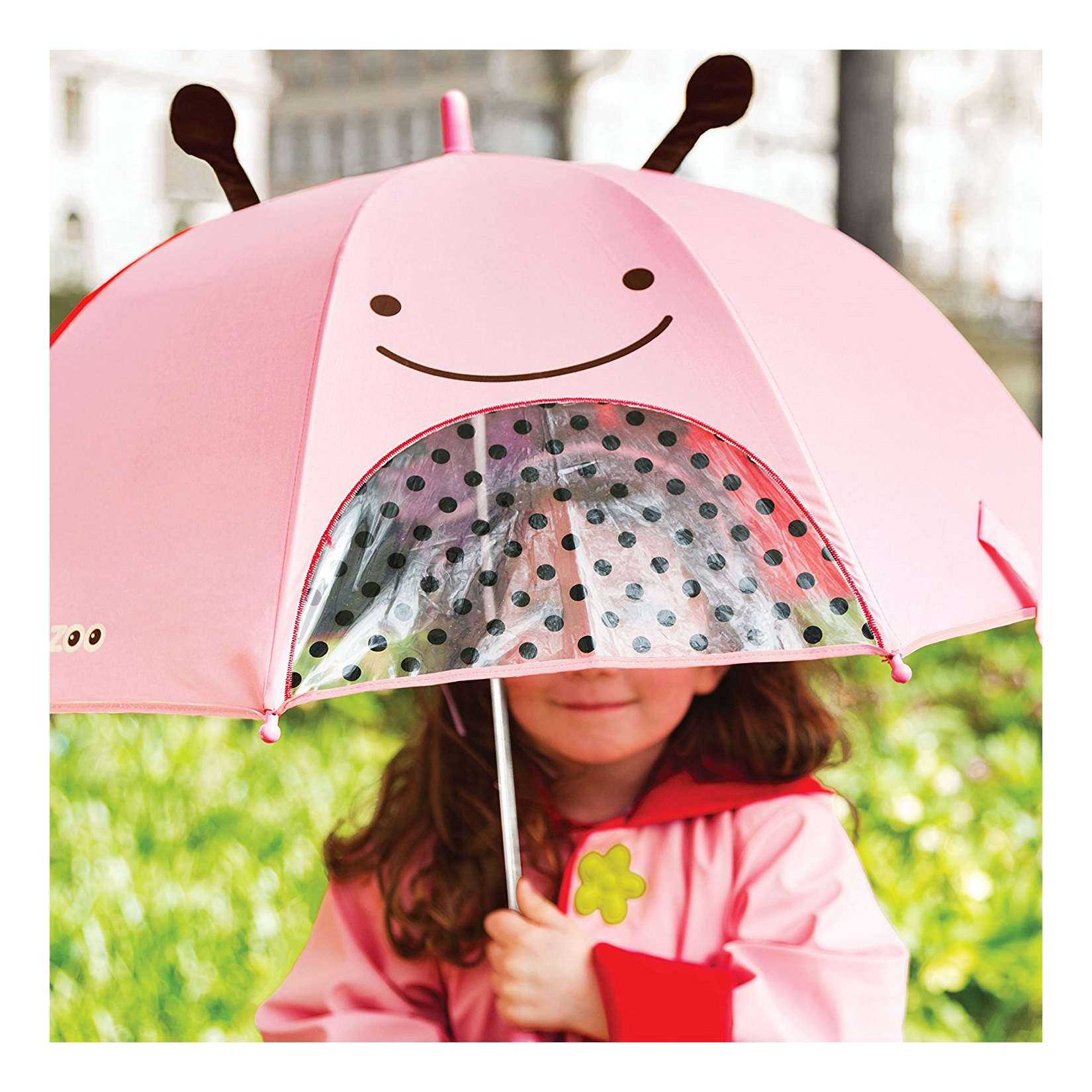 Веселые зонтики. Зонтик детский Божья коровка. Skip Hop зонт детский. Skip Hop Божья коровка. Детский зонтик для девочки.
