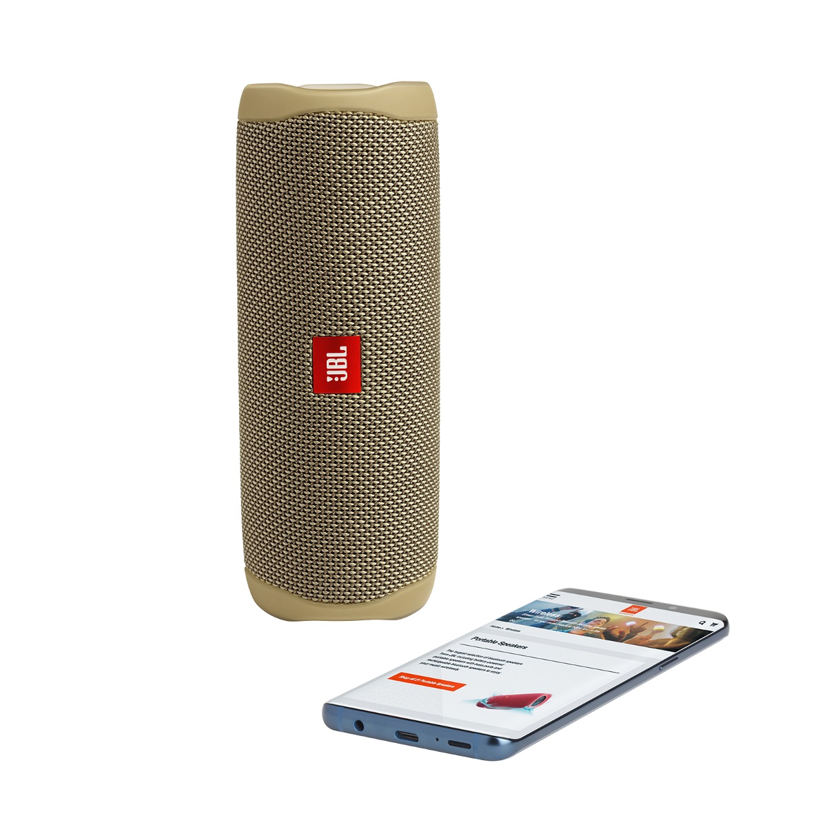 Портативная колонка JBL Flip 5 Sand - отзывы покупателей на маркетплейсе  Мегамаркет | Артикул: 100025258648