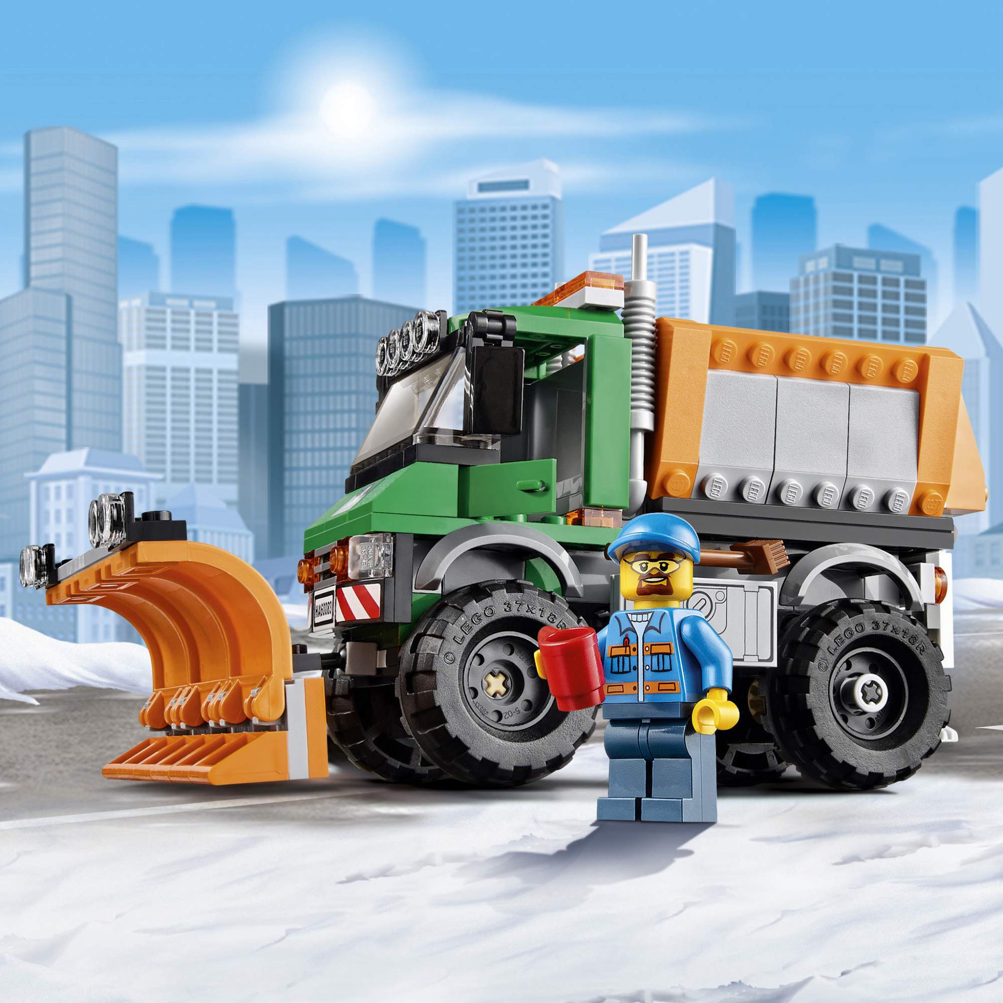 Конструктор LEGO City Great Vehicles Снегоуборочный грузовик (60083) –  купить в Москве, цены в интернет-магазинах на Мегамаркет