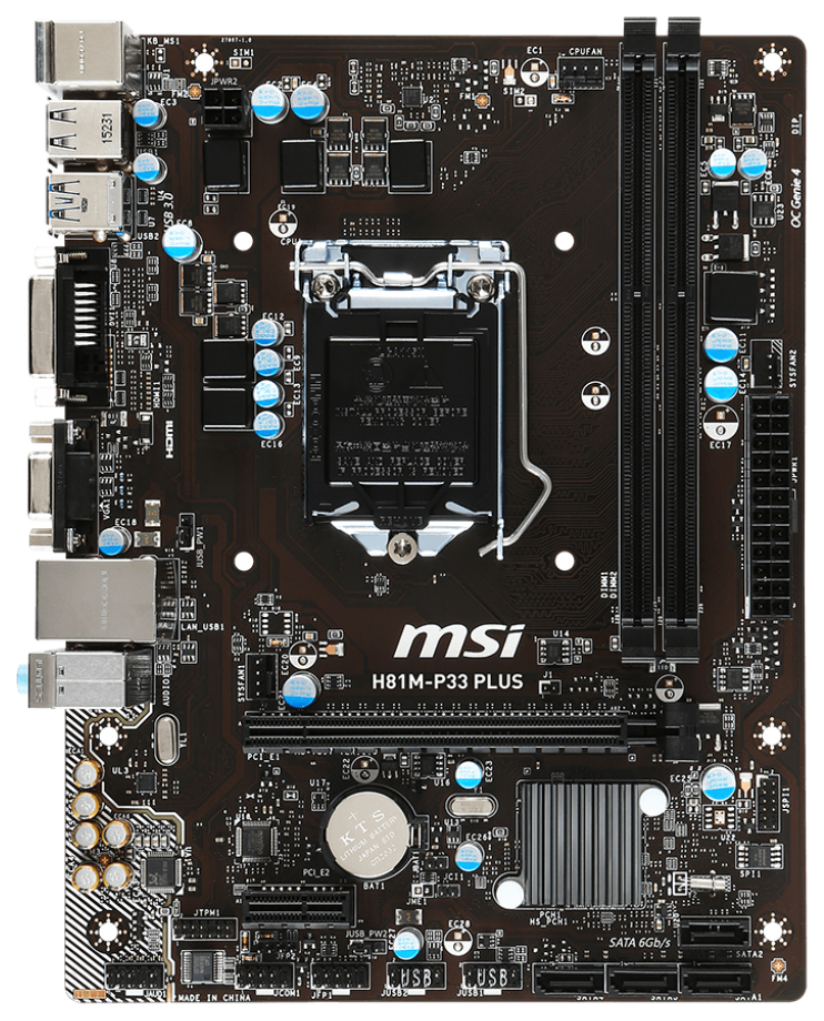 Msi h81m e33 фото