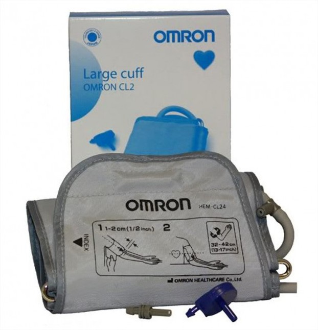 Манжета Omron CL Large Cuff CL24 для тонометра большая 32-42 см - купить в КотоФото, цена на Мегамаркет