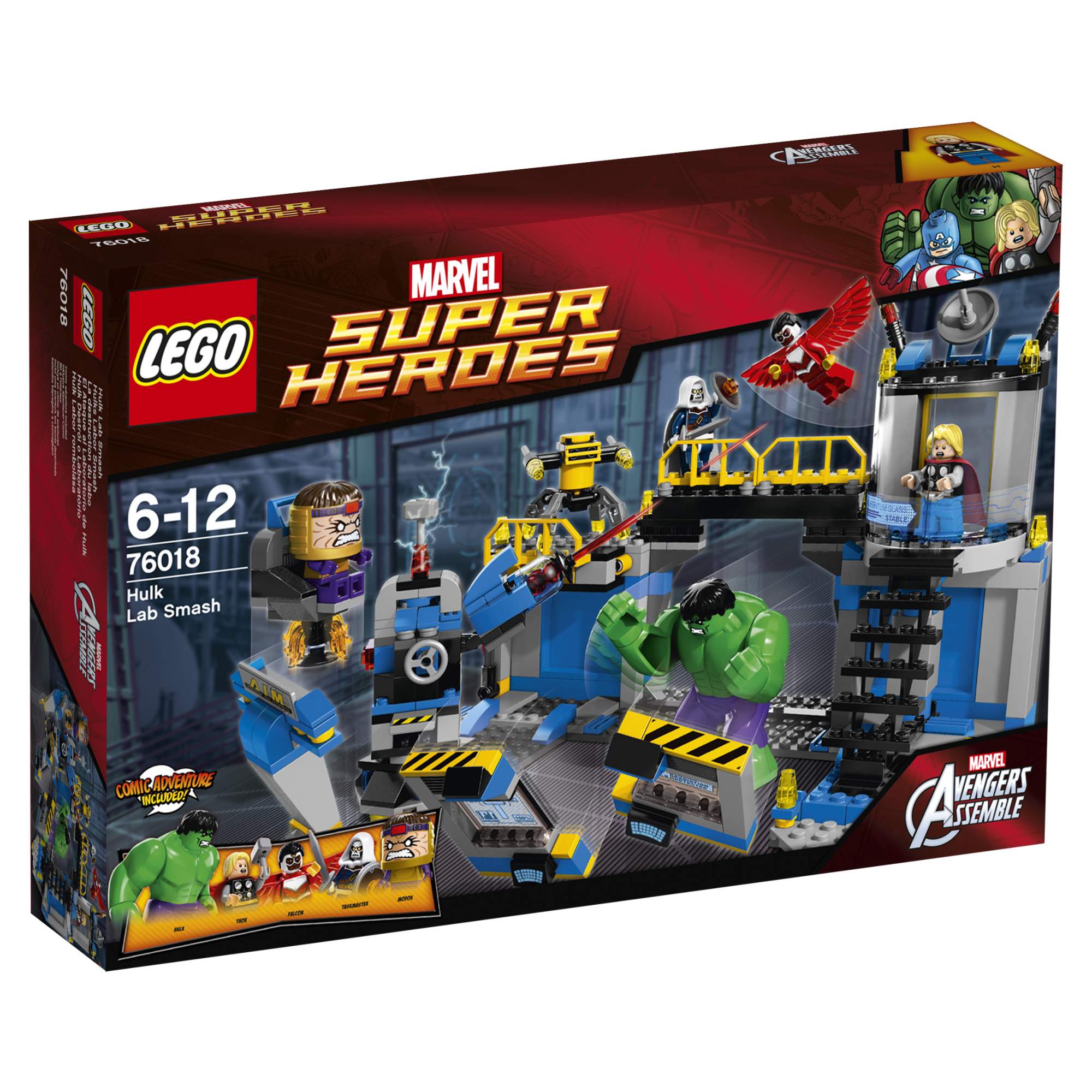 Конструктор LEGO Super Heroes Разгром лаборатории Халка (76018) – купить в  Москве, цены в интернет-магазинах на Мегамаркет