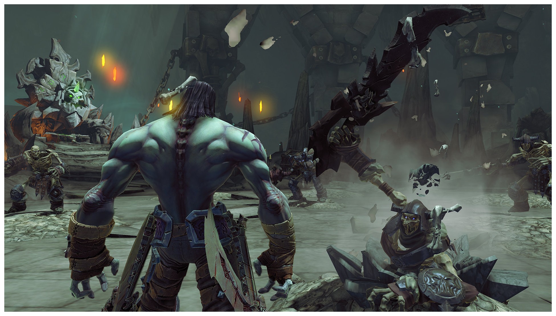 Игра где сражаются. Darksiders 2 Deathinitive Edition. Darksiders II (Xbox 360). Дарксайдерс 2 Deathinitive Edition Xbox. Darksiders 2 Remastered.