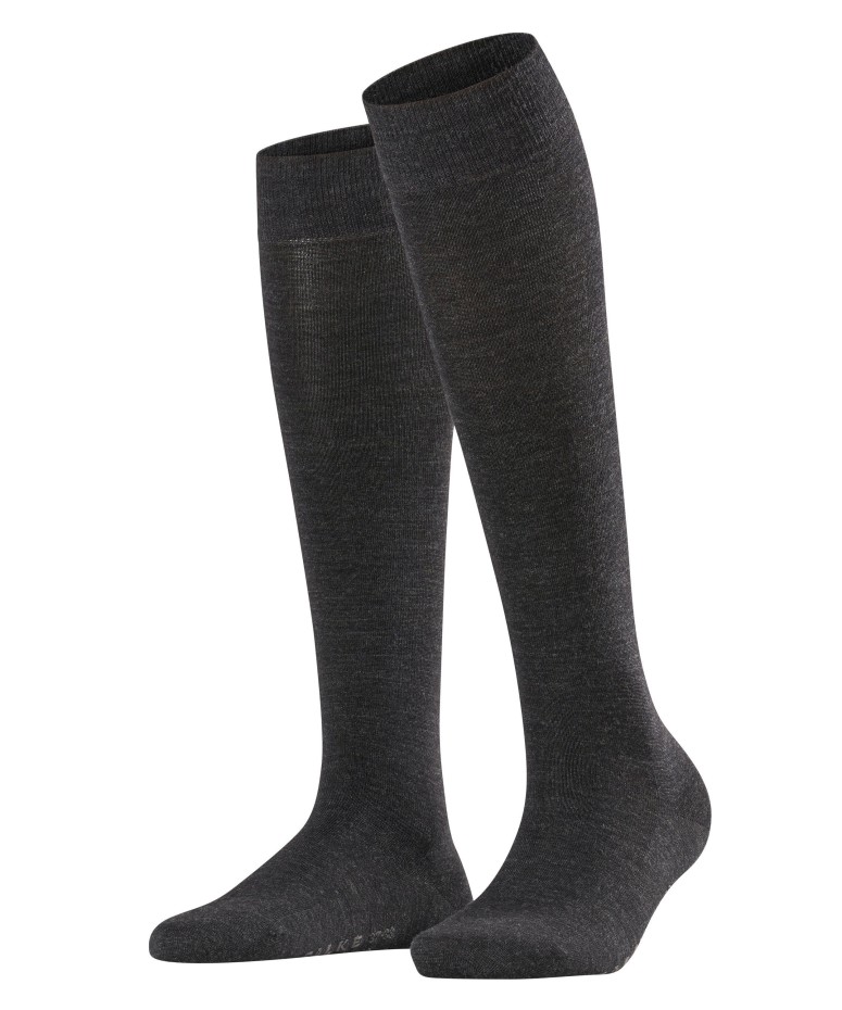 Гольфы женские FALKE Softmerino KH серые 35-36