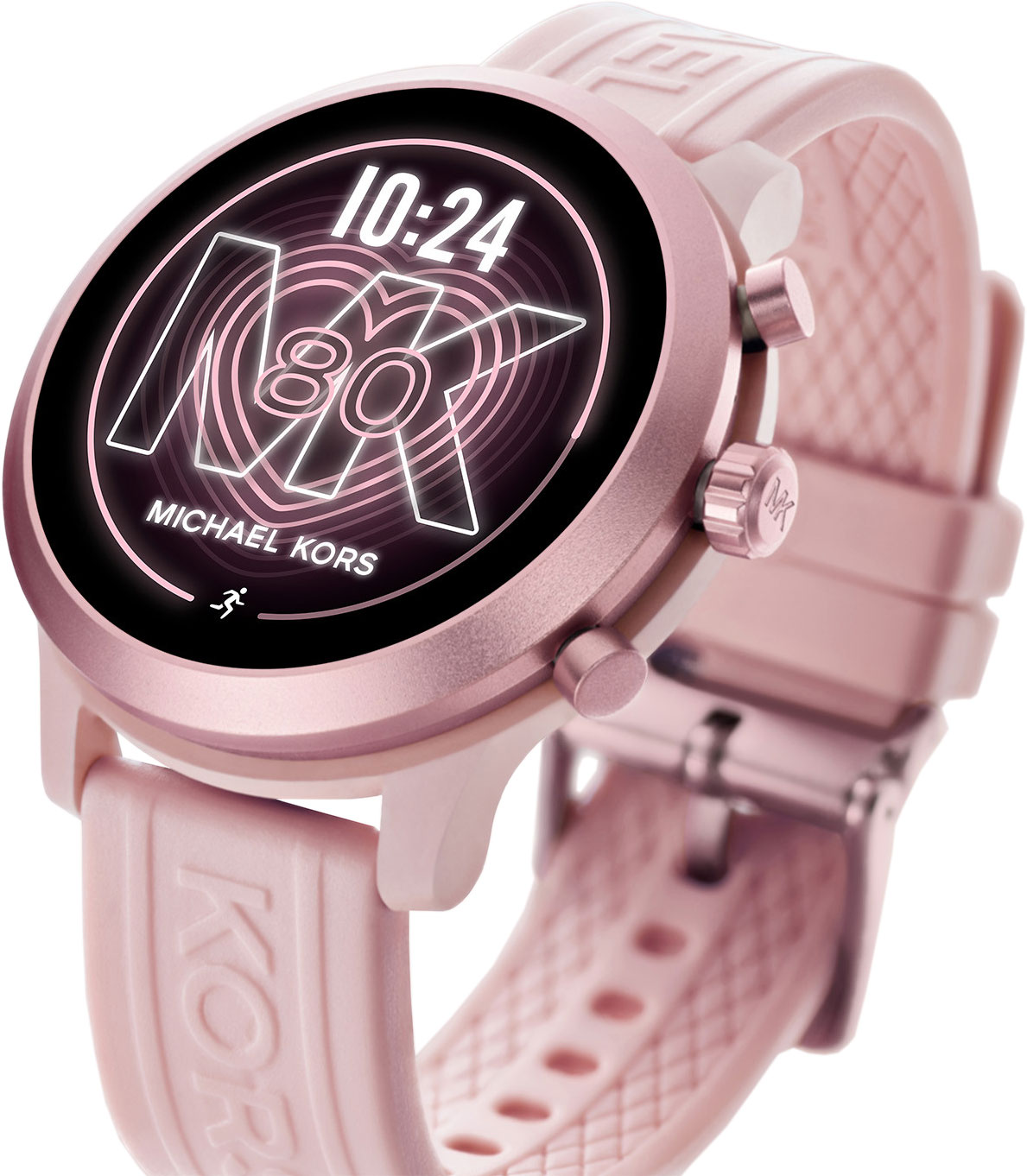 Pink michael shop kors smartwatch