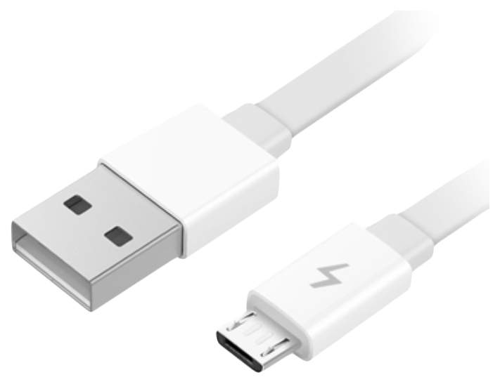 Кабель ZMi AL600 microUSB 1м White