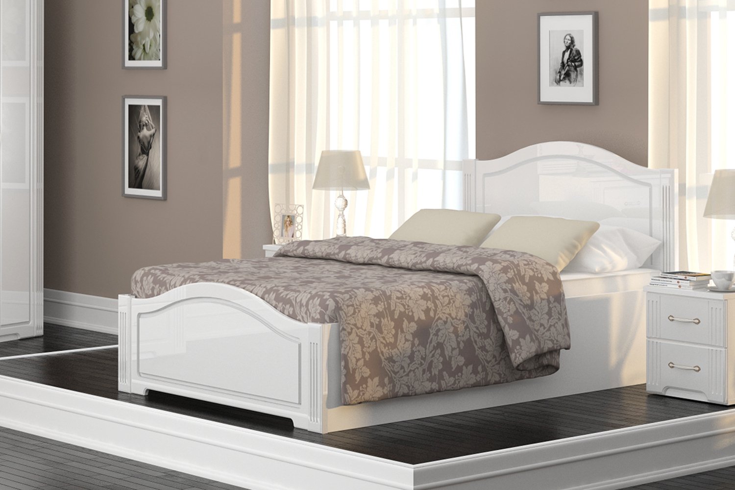 Кровать без подъёмного механизма Hoff Виктория