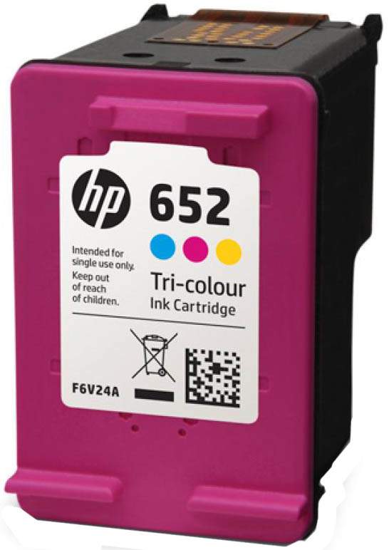 Картридж для струйного принтера HP 652 (F6V24AE) цветной, оригинал