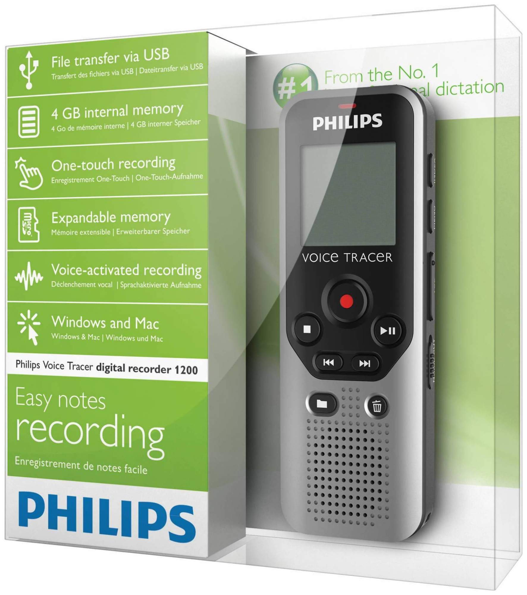 Диктофон цифровой Philips DVT1200, купить в Москве, цены в  интернет-магазинах на Мегамаркет