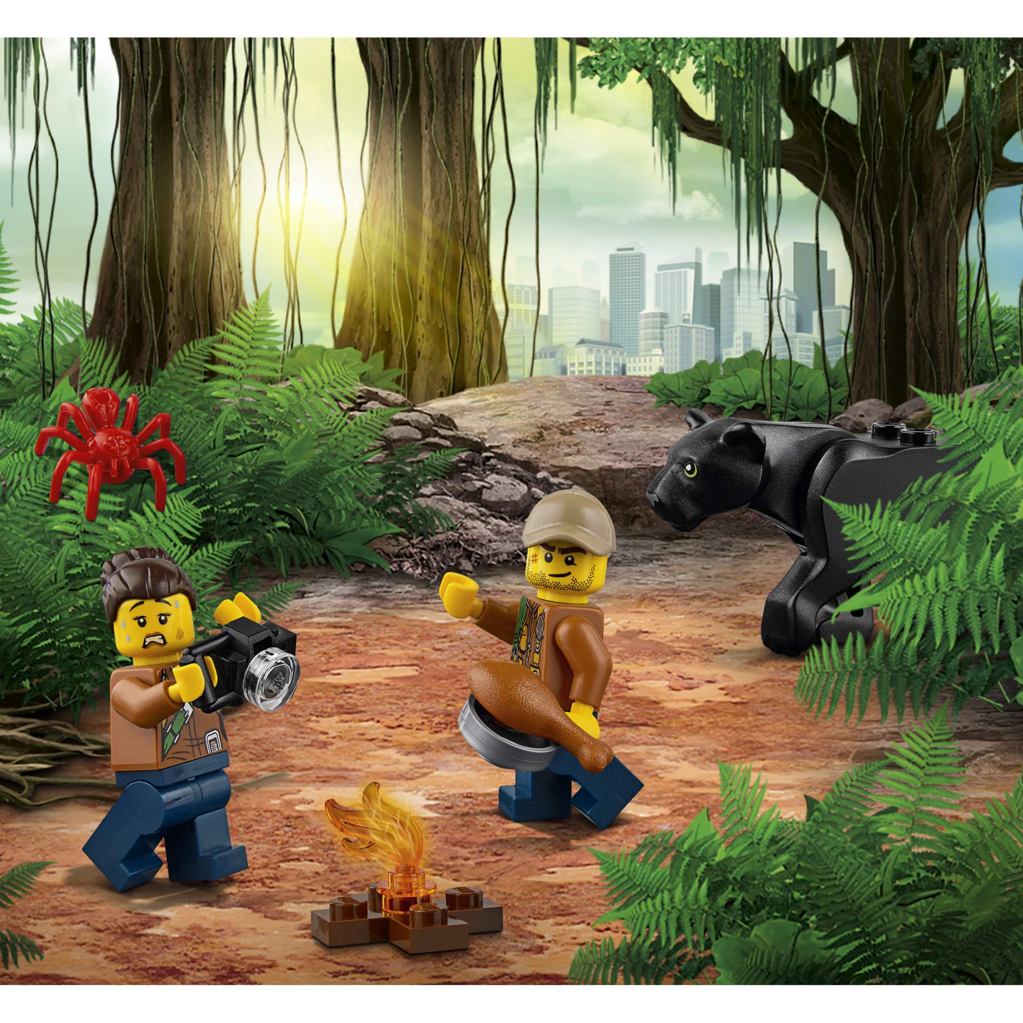 Отзывы о конструктор LEGO City Jungle Explorers Миссия Исследование джунглей  (60159) - отзывы покупателей на Мегамаркет | конструкторы LEGO 60159 -  100000093149