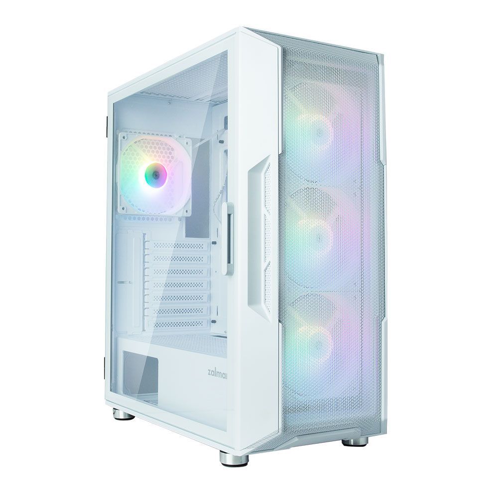 Корпус MidiTower Zalman I3 NEO TG White (ATX, front mesh, TG window, USB2.0 x1, USB3.0x2, - купить в compday.ru, цена на Мегамаркет