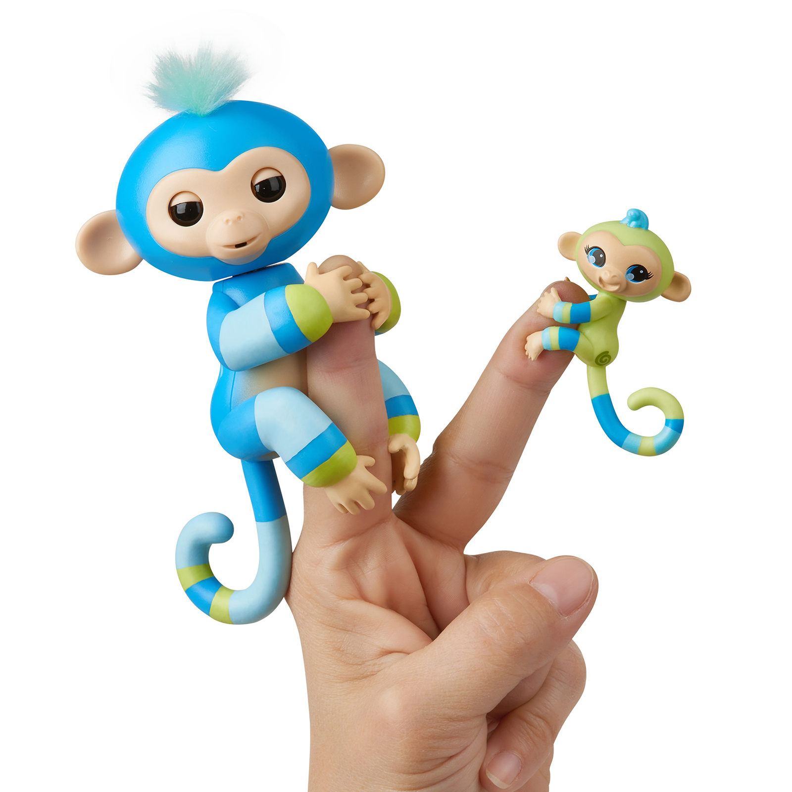 Интерактивная игрушка Fingerlings Обезьянка Билли с малышом, 12 см, 40  дейс.и зв.! 3541 – купить в Москве, цены в интернет-магазинах на Мегамаркет