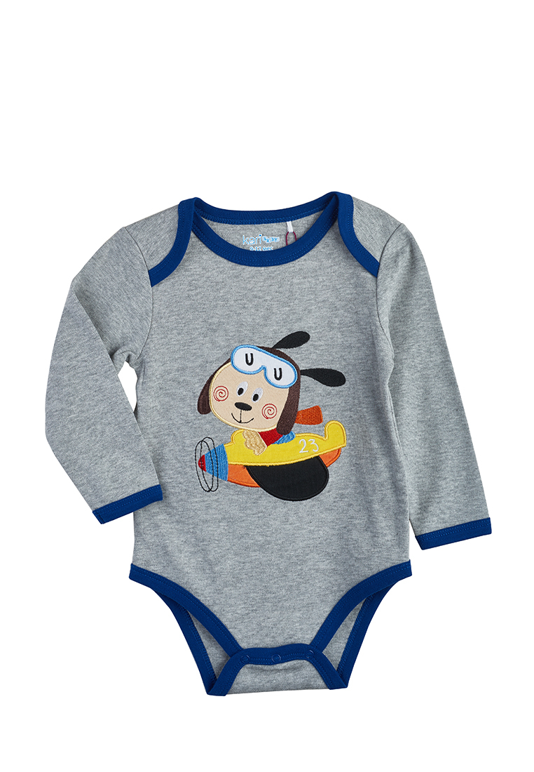 Комплект одежды для новорожденных Kari baby SS20B07500811 серый/синий р.80