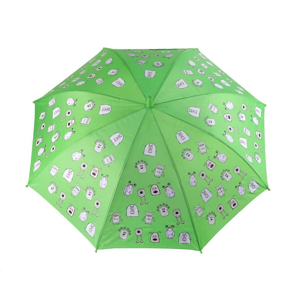 Детский зонт Компания Друзей 94cм, Забавные монстрики, меняет цвет от воды, JB0206347