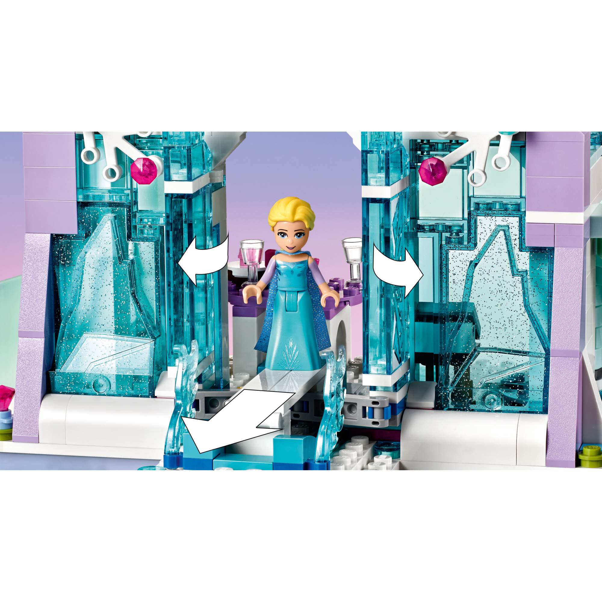 Отзывы о конструктор LEGO Disney Frozen 43172 Волшебный ледяной замок Эльзы  - отзывы покупателей на Мегамаркет | конструкторы LEGO 43172 - 100025498983