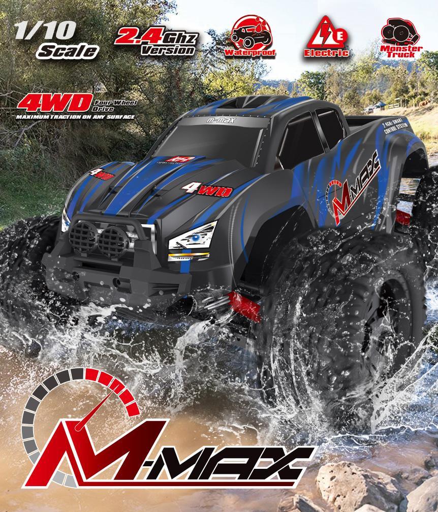 Радиоуправляемый монстр Remo Hobby RH1031PRO 4WD RTR, масштаб 1:10, 2.4G,  RH1031PRO-BLUE - купить в CASALOMA, цена на Мегамаркет