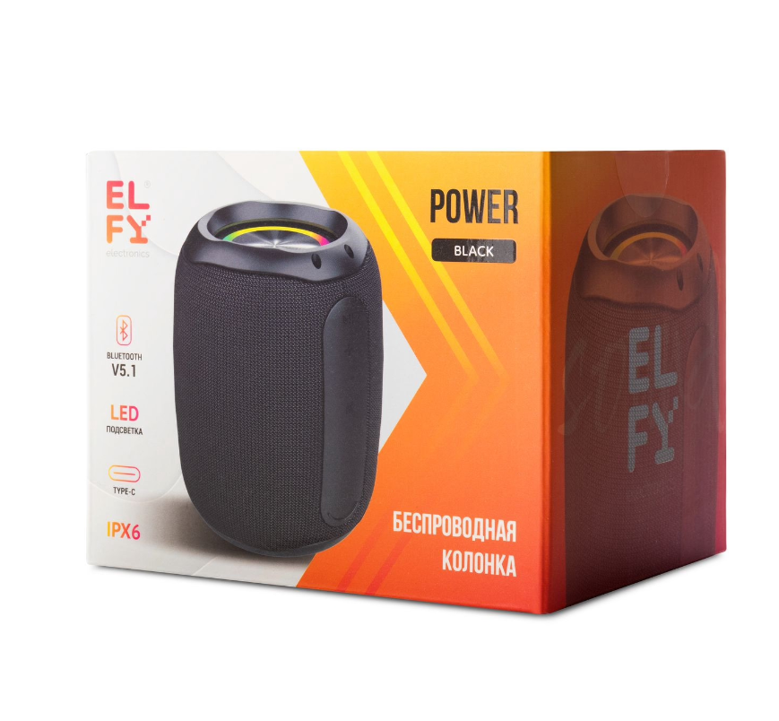 ELFY Speaker Power Black EPA POWER BL M