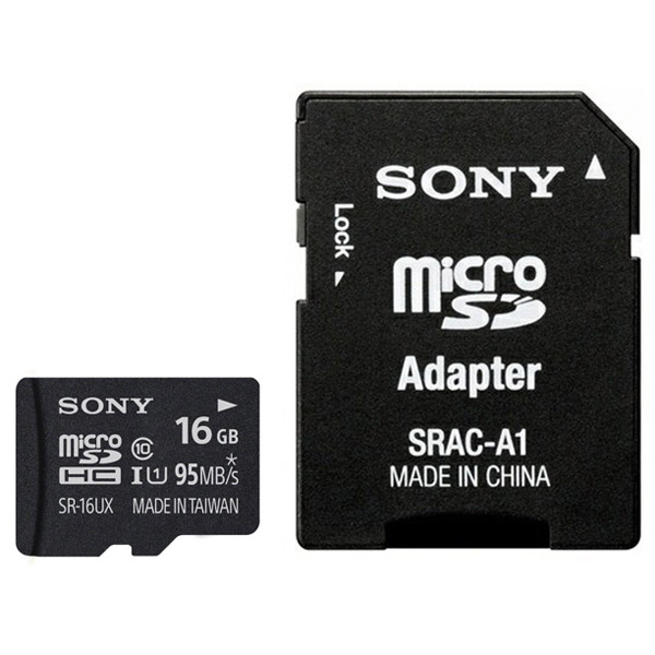 Карта памяти Sony Micro SDHC SR-16UXA/T1 16GB