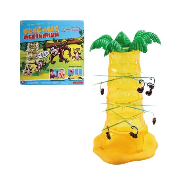 настольная игра mattel обезьянка-акробат 52563. настольная игра обезьянки на пальме.