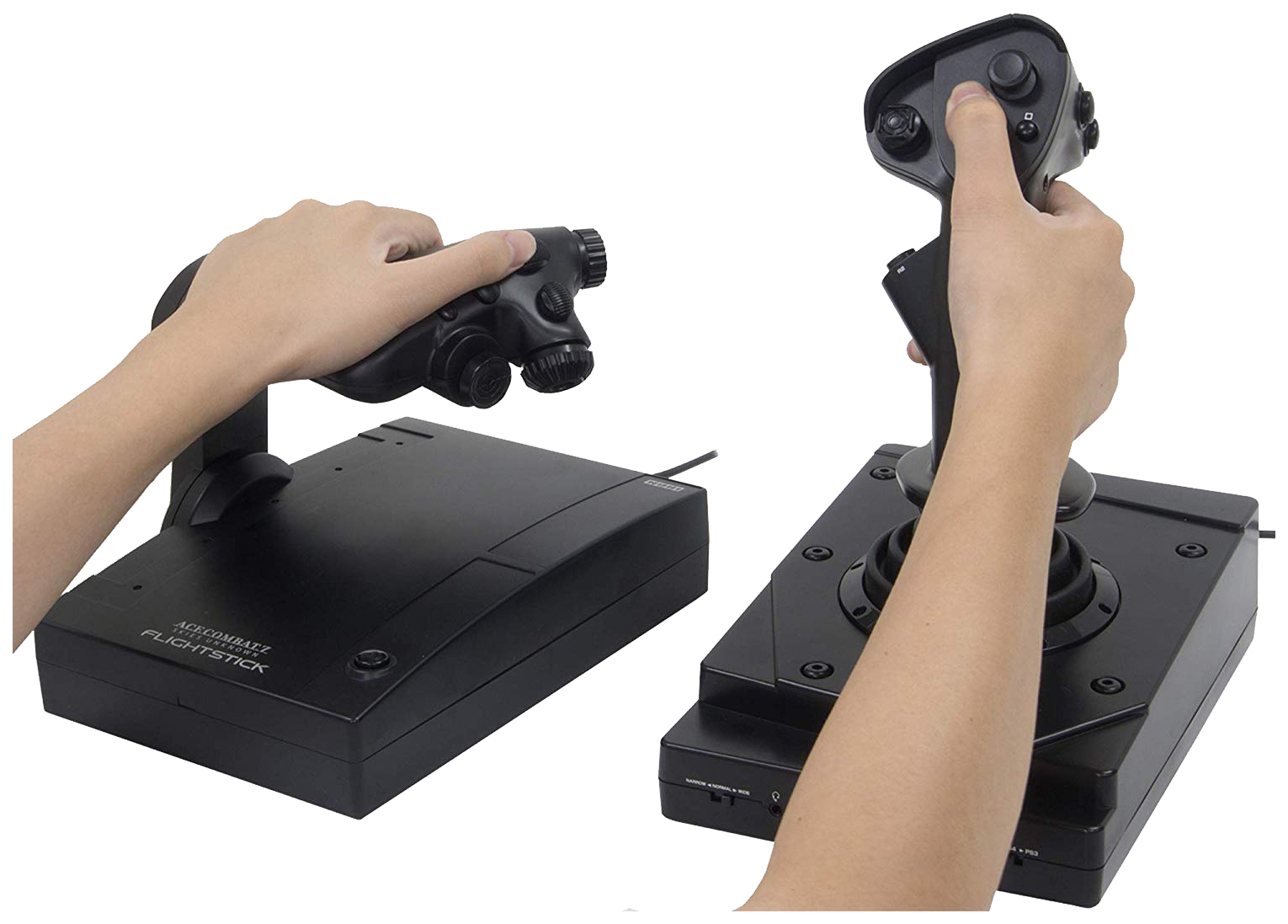 Джойстик Hori HOTAS Flight Stick Ace Combat 7 для PC/Playstation 4 Black  (PS4-094E) – купить в Москве, цены в интернет-магазинах на Мегамаркет