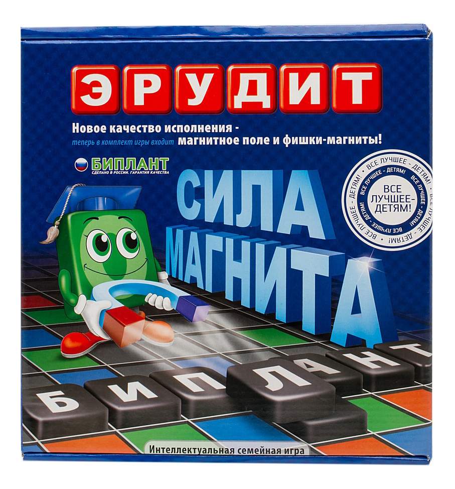 Настольная игра Эрудит Сила Магнита - купить в Настольные игры и игрушки,  цена на Мегамаркет